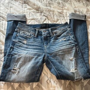 Buckle Blue Distressed Boyfriend Jeans